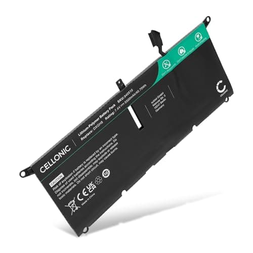 Image of CELLONIC 1x Battery for Laptop/Notebook Compatible with Dell XPS 13 9380, Latitude 7400 2-in-1, Inspiron 13 3301, DXGH8 - (5500mAh, 7.4V)