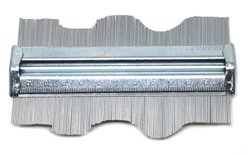 Image of fiXte Metal Contour Gauge Profile Measuring Tool Carpet Laying Cutting Tiles Carpentry Woodwork Metalwork DIY 5" (125mm)