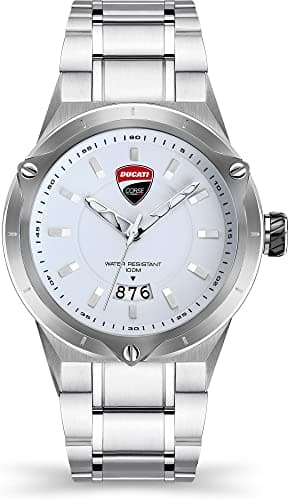 Image of Ducati Men's Analogue Quartz Watch with Stainless Steel Strap DTWGH2019703