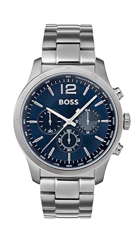 Image of BOSS Chronograph Quartz Watch Men With Silver Stainless Steel Bracelet - 1513527