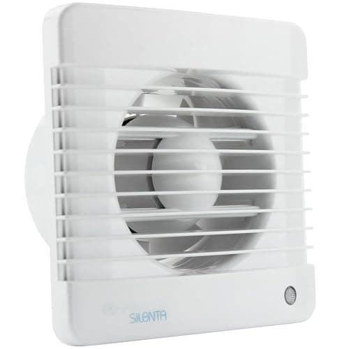 Image of VENTS Silenta 100mm (4”) Standard Bathroom Extractor Fan – Quiet, Low Energy Ventilation, White