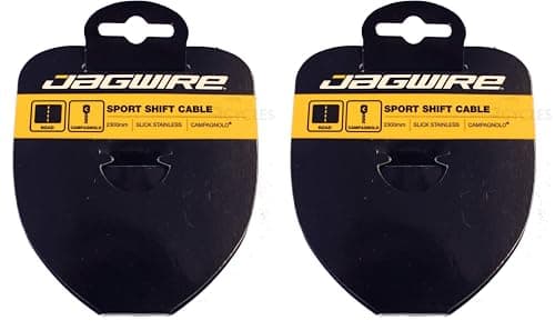 Image of X-Bionic Jagwire Shift/Gear Cable - Sport Slick Stainless - 1.1 x 2300 mm - Campagnolo (Pack of 2)
