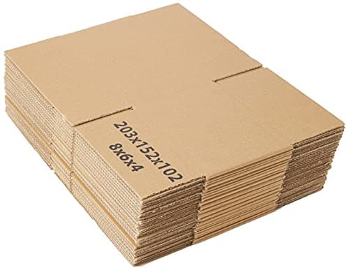 Image of Triplast 203 x 152 x 102mm Small Single Wall 8x6x4" Shipping Mailing Postal Gift Cuboid Cardboard Boxes (Pack of 25)