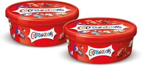 Image of Celebrations Chocolate Tub 500g – Assorted Mini Chocolate Selection, Party Sharing Tub with Mixed Chocolate Favourites (1)