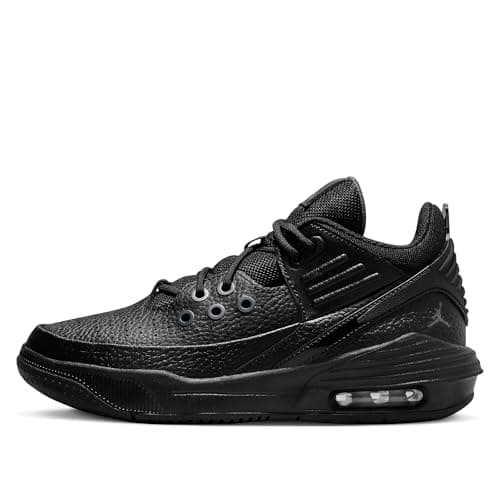 Image of Nike Air Jordan Max Aura 5 GS Trainers DZ4352 Sneakers Shoes (UK 5.5 us 6Y EU 38.5, Black Anthracite Black 001)