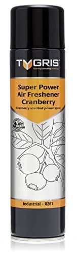 Image of Tygris Super Power Air Freshener – Cranberry Scent 750 ml Aerosol | High Power Nozzle for Large Areas | Odour Control for Healthcare, Commercial & Leisure