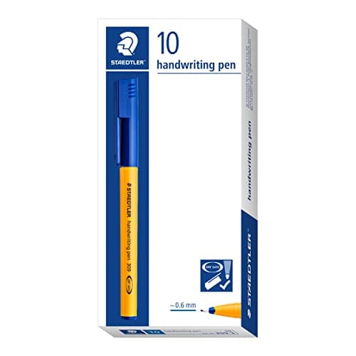 Image of STAEDTLER 309-3 Handwriting Pen In Box Of 10 - Blue