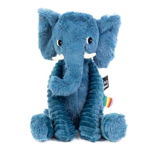 Image of Les Déglingos Ptipotos by Deglingos Elephant Plush Toy Blue