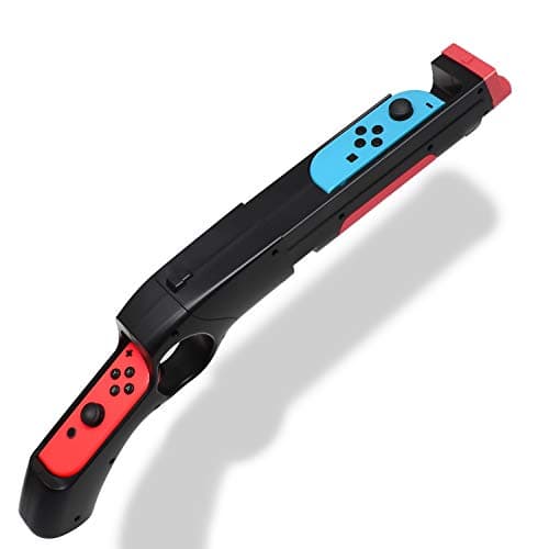 Image of FYOUNG Shooting Games Gun Controller Compatible with Nintendo Switch/Switch OLED, Replacement Joy Cons Hand Grips for Splatoon 2 / Splatoon 3 and Switch Shooting Games