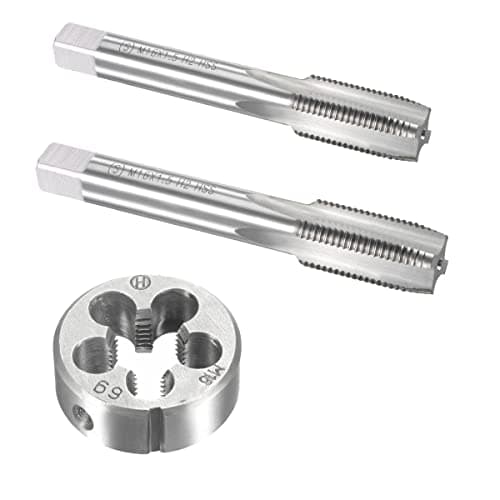 Image of Mactoom 16mm x 1.5 HSS Metric Tap and Die Set Right Hand Thread,Tapping DIY Tool 3pcs (M16 x 1.5mm)