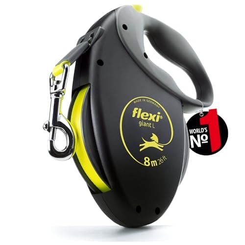 Image of flexi Giant L Tape 8 m black/neon yellow