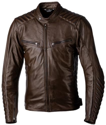 Image of RST Roadster 3 Motorcycle Leather Jacket, brown, XL