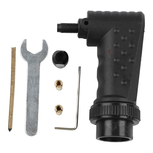 Image of Right Angle Attachment, 90 Degree Rotary Tool Converter Compatible for dremel Grinder Flexible Shaft Extension Multi-Tool Accessory