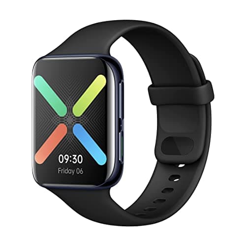 Image of OPPO Watch 46 mm Smart Watch (AMOLED Display, GPS, NFC, Bluetooth 4.2, WiFi, Wear OS by Google Watch, VOOC Quick Charge Function) Black (Renewed)