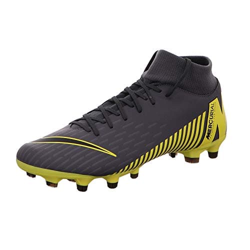 Image of Nike Vapor 12 Academy Mg, Men's Footbal Shoes Footbal Shoes, Grey (Dark Grey/Black-Dark Grey 070), 6 UK (39 EU)