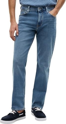 Image of Tommy Hilfiger Men's CORE Denton Light Blue MW0MW39033 Straight, Denim, 34W / 32L