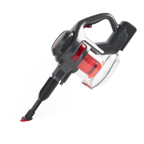 Image of Beldray Airgility Cordless Vacuum Cleaner – 100W, 22.2V Rechargeable, Converts to Handheld, 1.2L Dust Capacity, 7–10kPa Suction, 40-Minute Runtime, Lightweight with Spare HEPA Filter, Red