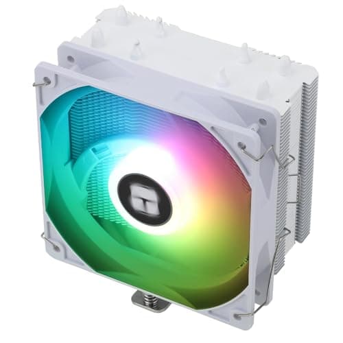 Image of Thermalright Assassin X120 SE White ARGB CPU Air Cooler, TL-C12CW-S PWM Quiet Fan CPU Cooler with S-FDB Bearing,148mm High, for AM4/AM5,Intel lga1851/1700/1150/1151/1200, PC Cooler