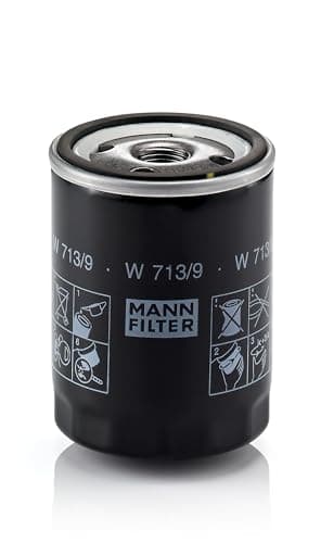 Image of MANN-FILTER W 713/9 Oil Filter - for Cars + Transporters