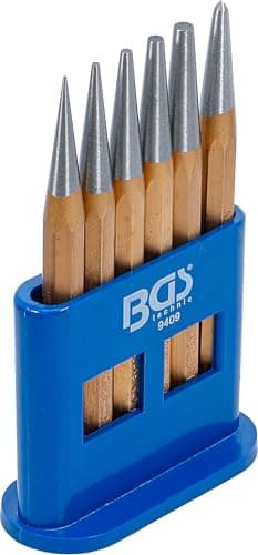 Image of BGS 9409 | Drift Punch / Center Punch Set | 120 mm | 1 - 5 mm | 6 pcs.