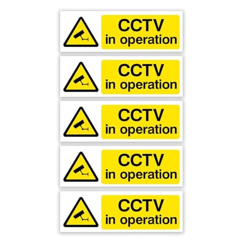 Image of Ninoclar CCTV in Operations 15 x 5 cm (Pack of 05)