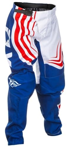 Image of Fly Racing Youth F-16 Pants (Red/White/Blue, US 20)