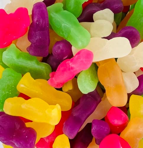 Image of Mini Jelly Babies 400g Bag Resealable Pouch Retro Sweets