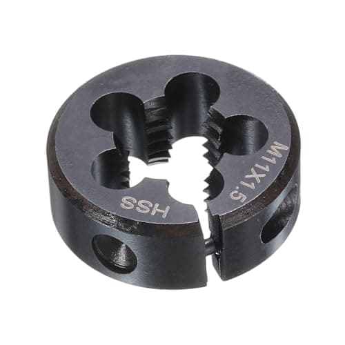 Image of sourcing map Round Threading Die M11 x 1.5 Metric Thread 25mm OD Adjustable Right Hand High-Speed Steel (HSS) Round Die Screw Thread Cutting Die for Thread Repair