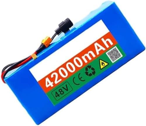 Image of Caimcie 48V 42Ah E-Bike Lithium-Ion Battery Pack Built-In BMS Protection E-Bike Battery for 200-1500W Electric Bike Motor with Charger XT60+DC