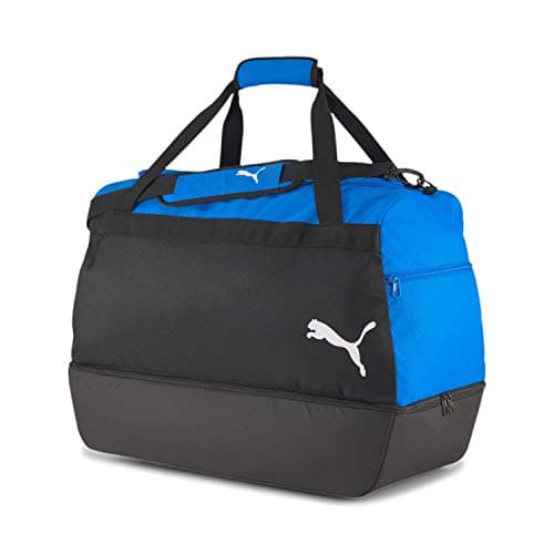 Image of Artze Wall Art Puma Unisex's teamGOAL 23 Teambag M BC (Boot Compartment) Sports Bag, Electric Blue Lemonade Black, OSFA
