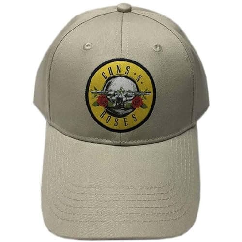 Image of Guns N' Roses Unisex Adult Circle Logo Baseball Cap (One Size) (Sand)