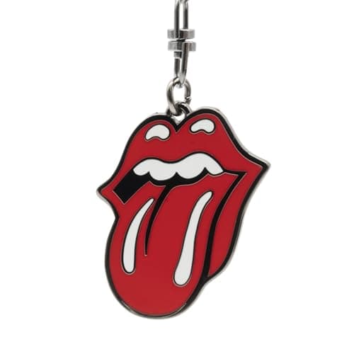 Image of GB Eye The Rolling Stones Logo Metal Keychain
