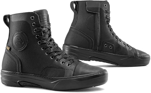 Image of Falco Lennox 3 Matt Motorcycle Shoes, Black, 43