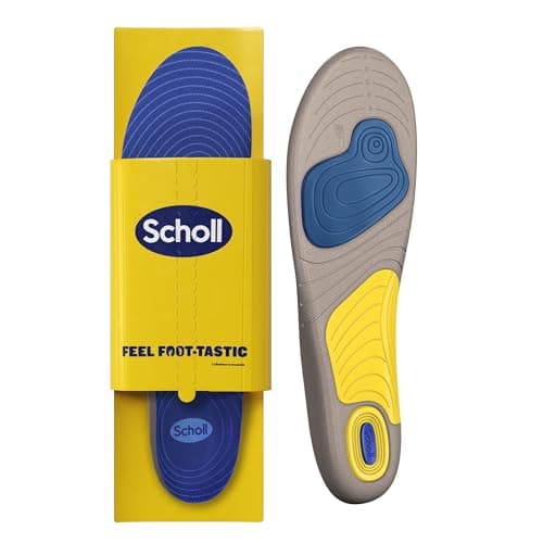 Image of Dr. Scholl's GelActiv Running Insoles for Men, Sports Insoles with Pressure and Arch Support and Freshsheet Odour Protection - Perfect Insole for Sports Shoes - UK Shoe Size 7-12, 1 Pair