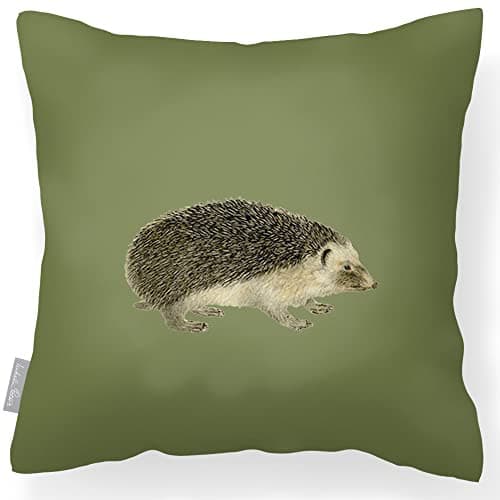 Image of Izabela Peters Outdoor Cushions Waterproof, 43 cm, Filled Outdoor Cushion, Hedgehog - Sage, Garden Furniture Cushions, Outdoor Seat Cushions, Garden Chair Cushions