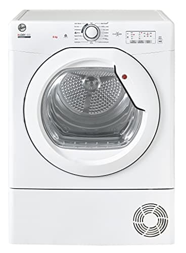Image of Hoover H-DRY 300 Freestanding Condenser Tumble Dryer, 8 Kg, Class B, NFC & hOn App, Advanced Care & Scan to Care, White, 59.6x60.7x85 cm - HLEC8LG-80