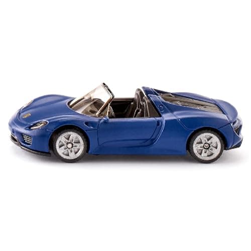 Image of siku 1475, Porsche 918 Spyder, Metal,Plastic, Toy car for children, Silver, Rubber tyres