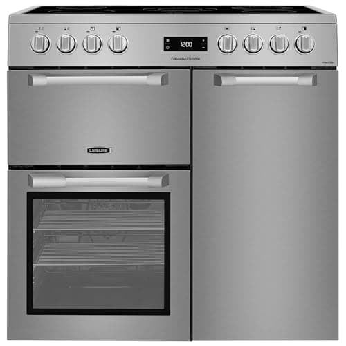 Image of Leisure Cuisinemaster Pro PR90C530X 90cm wide Electric Range Cooker with Ceramic Hob - Stainless Steel - A Rated