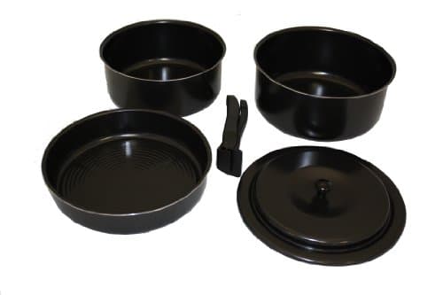 Image of Sunncamp CS5002 Traveller 4 Piece Cook Set - Grey