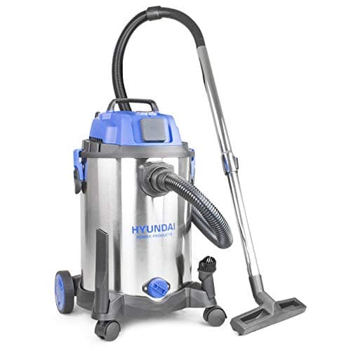Image of HYUNDAI 1400W 30L 3-In-1 Wet and Dry Electric Vacuum Cleaner HEPA type Filtration 1400W, Industrial Vacuum Cleaner, 4.5m Cable & 19kpa Suction Power Carpet Upholstery Cleaner