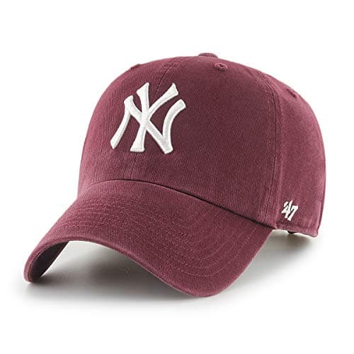 Image of 47 New York Yankees Snapback Cap MVP MLB Dark Maroon - One-Size
