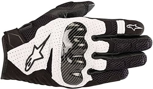 Image of Alpinestars Motorcycle gloves Smx-1 Air V2 Gloves Black White, Black/White, L