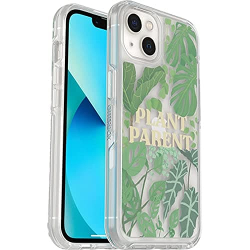 Image of OtterBox Symmetry Series Clear Case for Apple iPhone 13 - Non-Retail Packaging (Plant Parent)