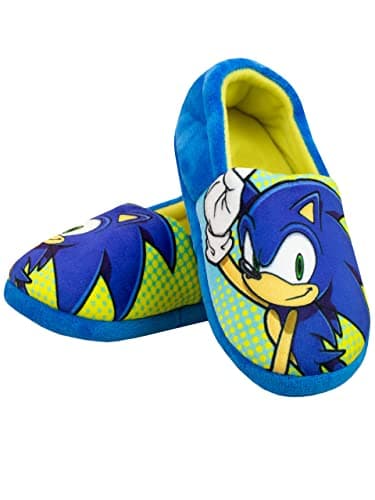 Image of Sonic The Hedgehog Boys Slippers Blue 1