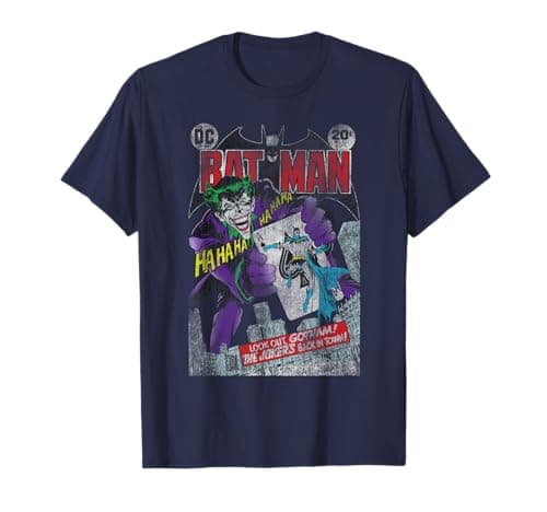 Image of DC Comics Batman Joker Playing Card Cover T-Shirt