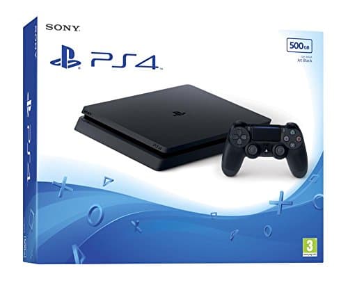 Image of Sony CUH-2216A PlayStation 4 Slim 500GB Games Console Jet Black (Renewed)