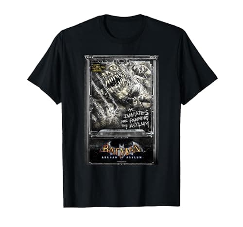 Image of Batman: Arkham Asylum Killer Croc T-Shirt, Men, Black, XX-Large