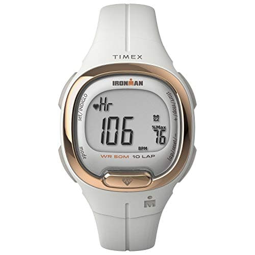Image of Timex Women's Ironman Transit 33 mm Watch - White Resin Two- Piece Digital Dial White Case TW5M40400