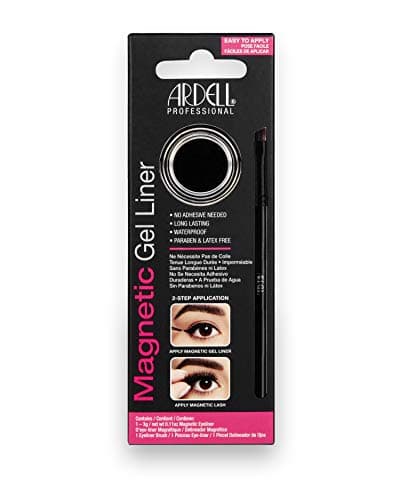Image of Ardell False Eyelashes Magnetic Gel Eyeliner Black Long-Lasting Waterproof Paraben-Free Latex-Free Ardell Lashes Matte Black Magentic Liner Brush-On Gel Liner Vegan-Friendly Cruelty-Free