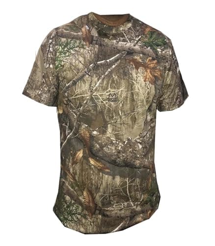 Image of Meet AI Muse Mens Jungle Camouflage Shirt Short Sleeve T-Shirt TOP Green Brown Tree S - 6XL (UK, Alpha, L, Regular, Regular, Jungle T-Shirt)